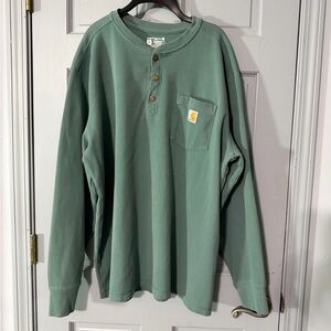 Carhartt Sage Green Pocket Henley